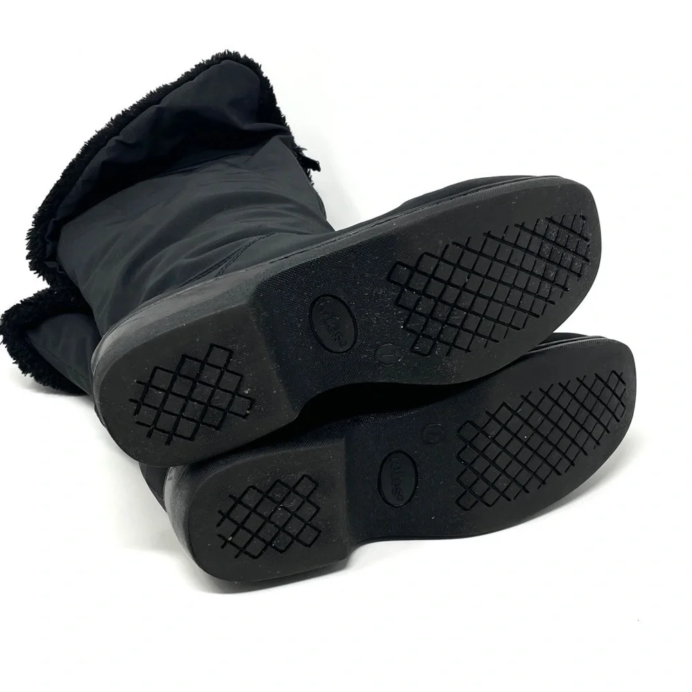 🌺 Totes Convertible Cynthia Nylon Weather Boots 7
